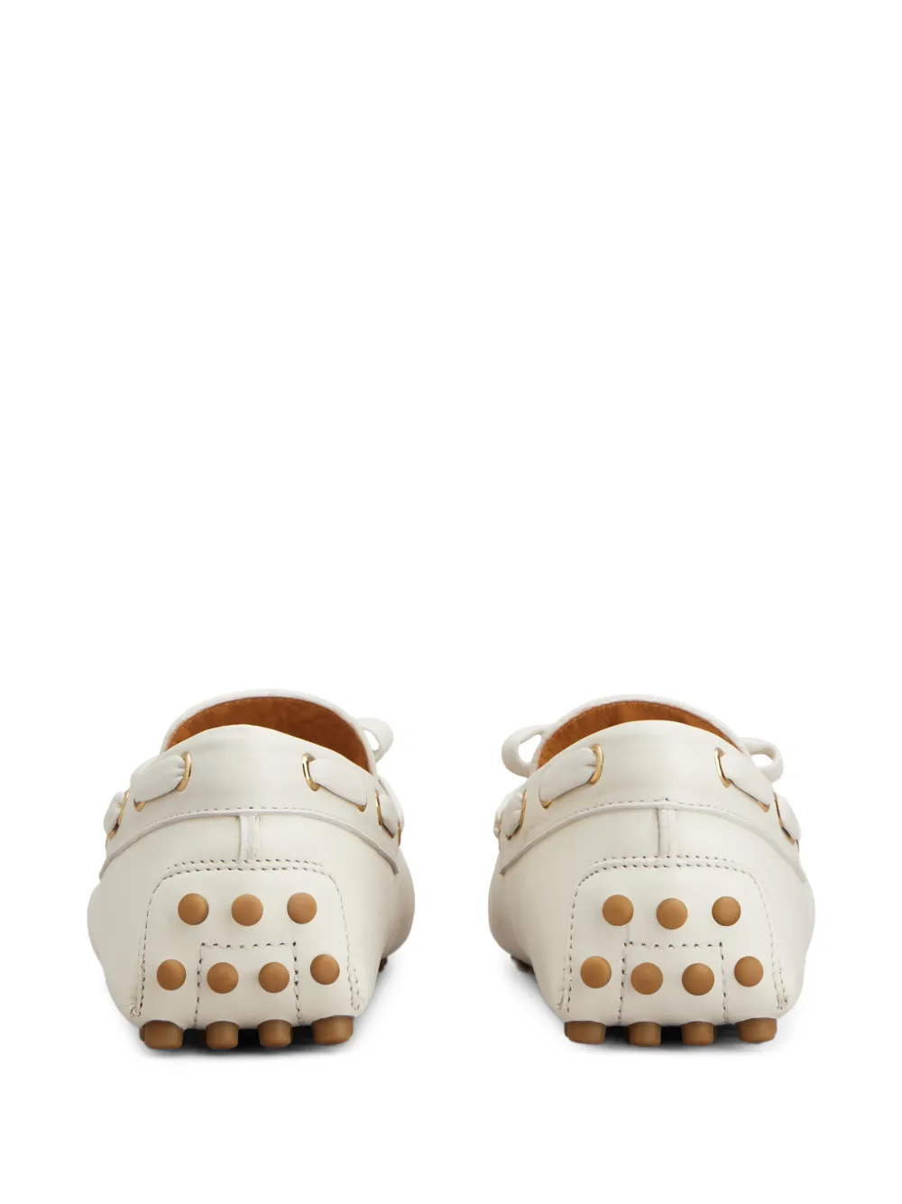 Tod's Gommino loafers met strikdetail Beige