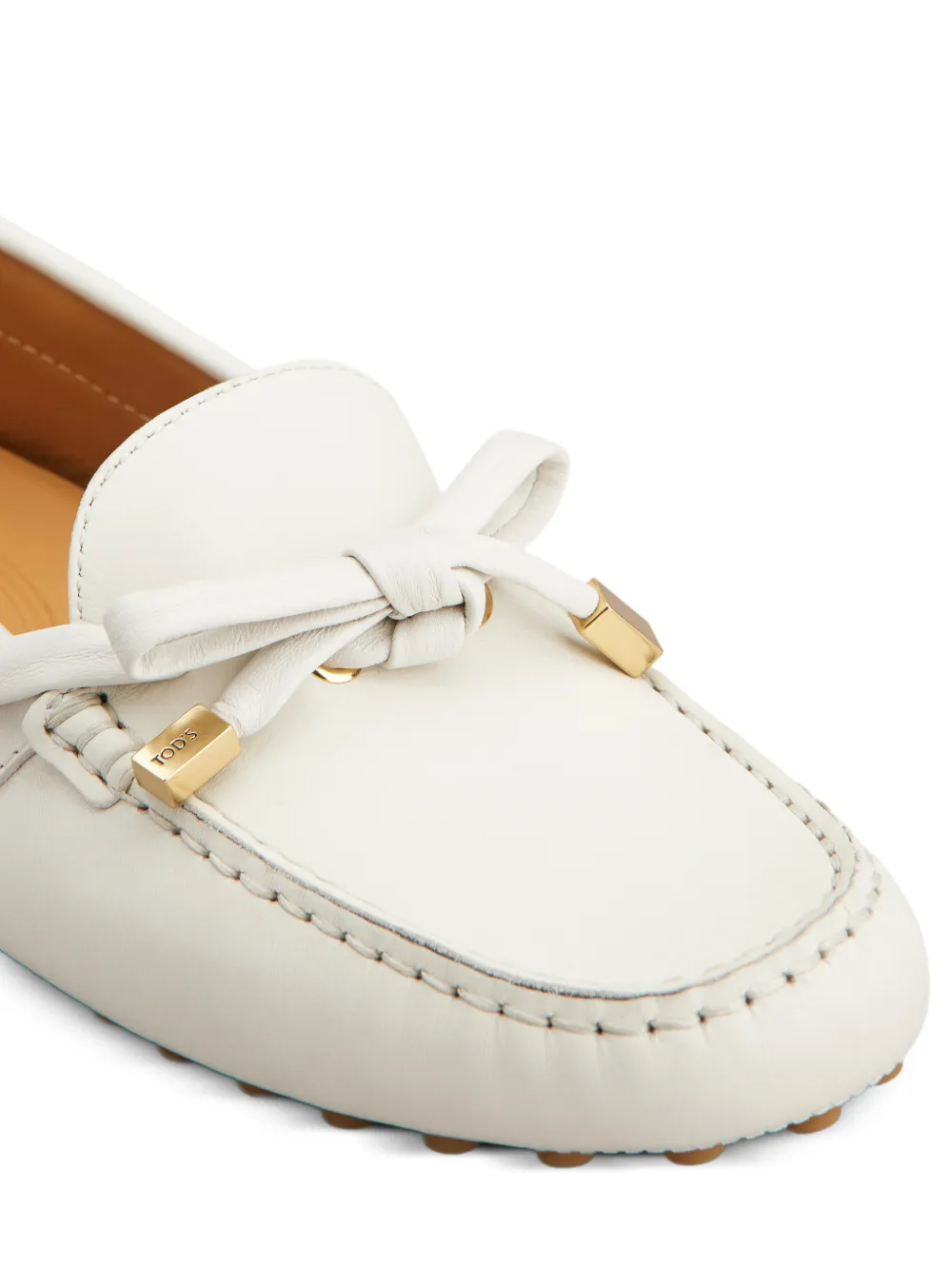 Tod's Gommino loafers met strikdetail Beige