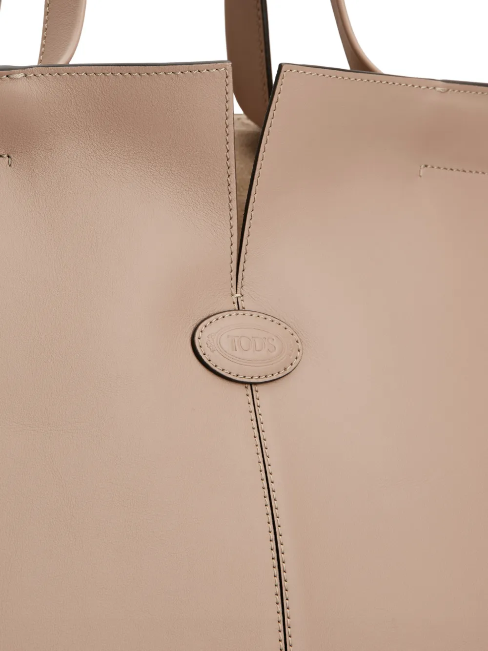 Tod's Shopper met V-uitgesneden detail Beige