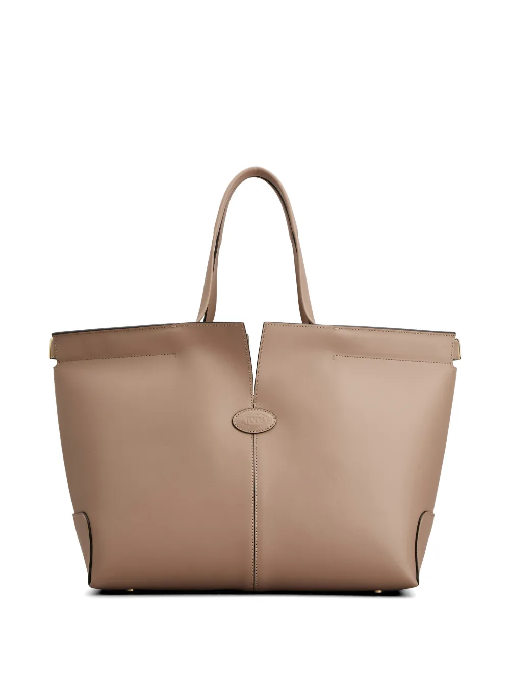 Tod's Borsa tote con taglio a V - Toni neutri