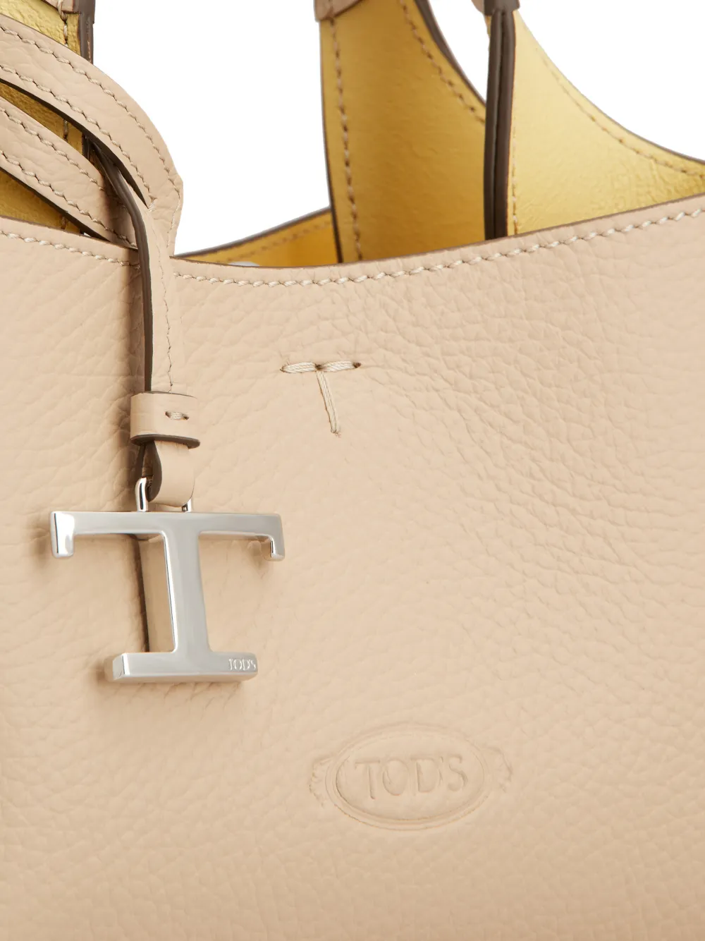 pendant top-handle mini bag