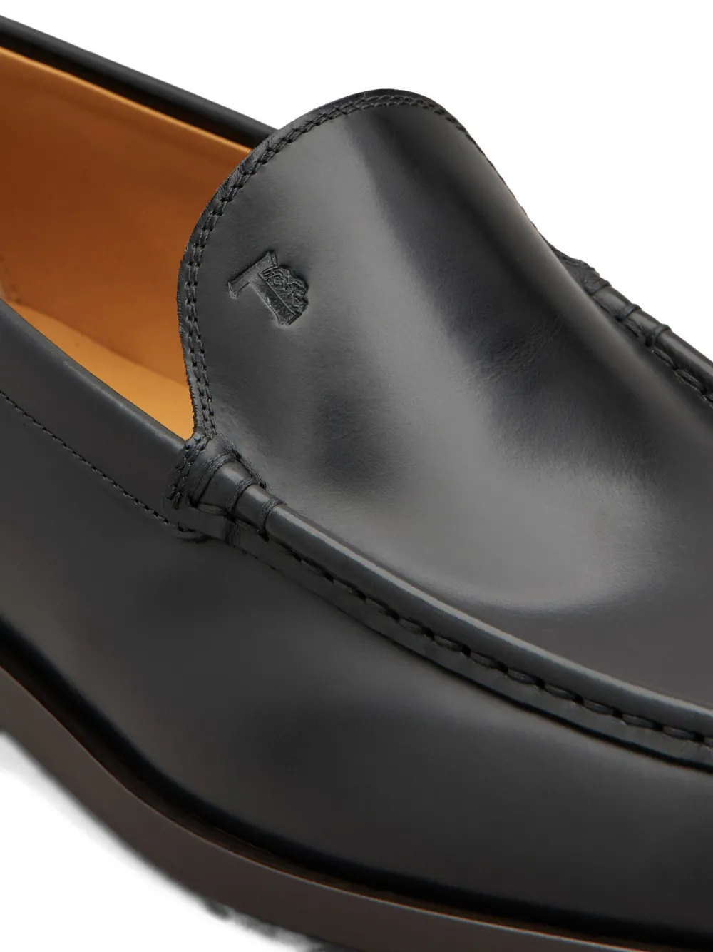 Tod's Loafers met logo-reliëf Zwart