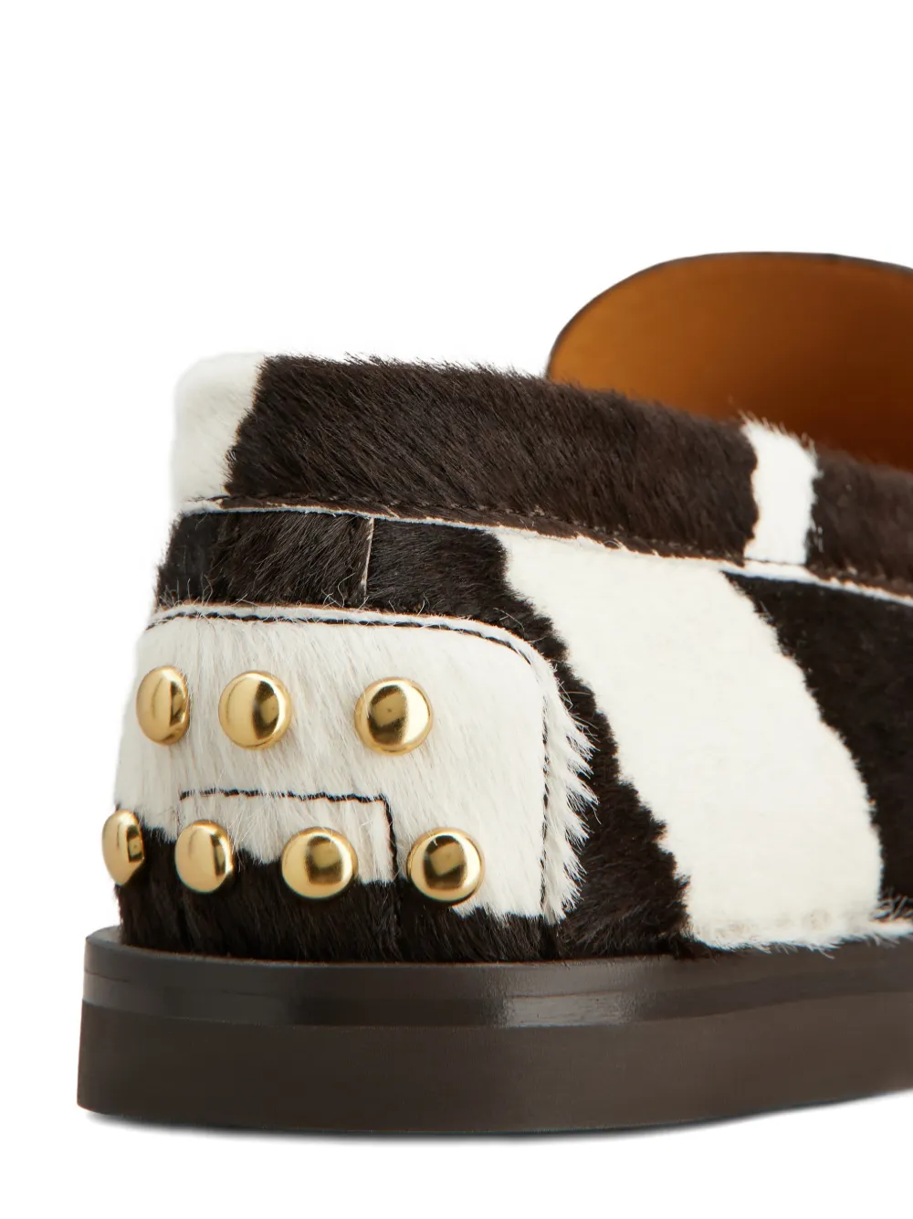Tod's Gestreepte loafers Bruin