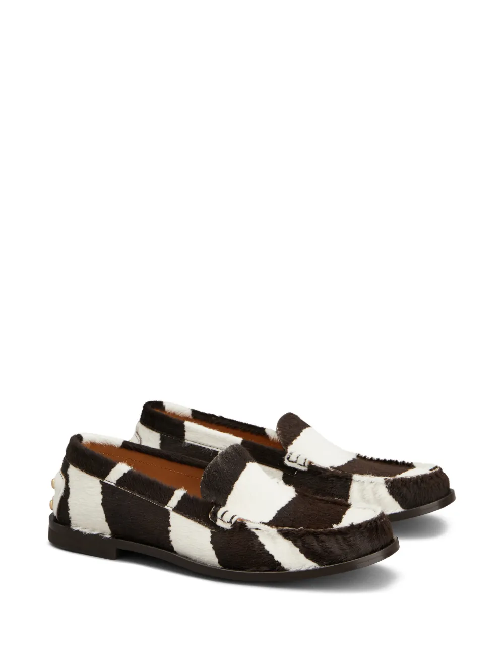 Tod's Gestreepte loafers Bruin
