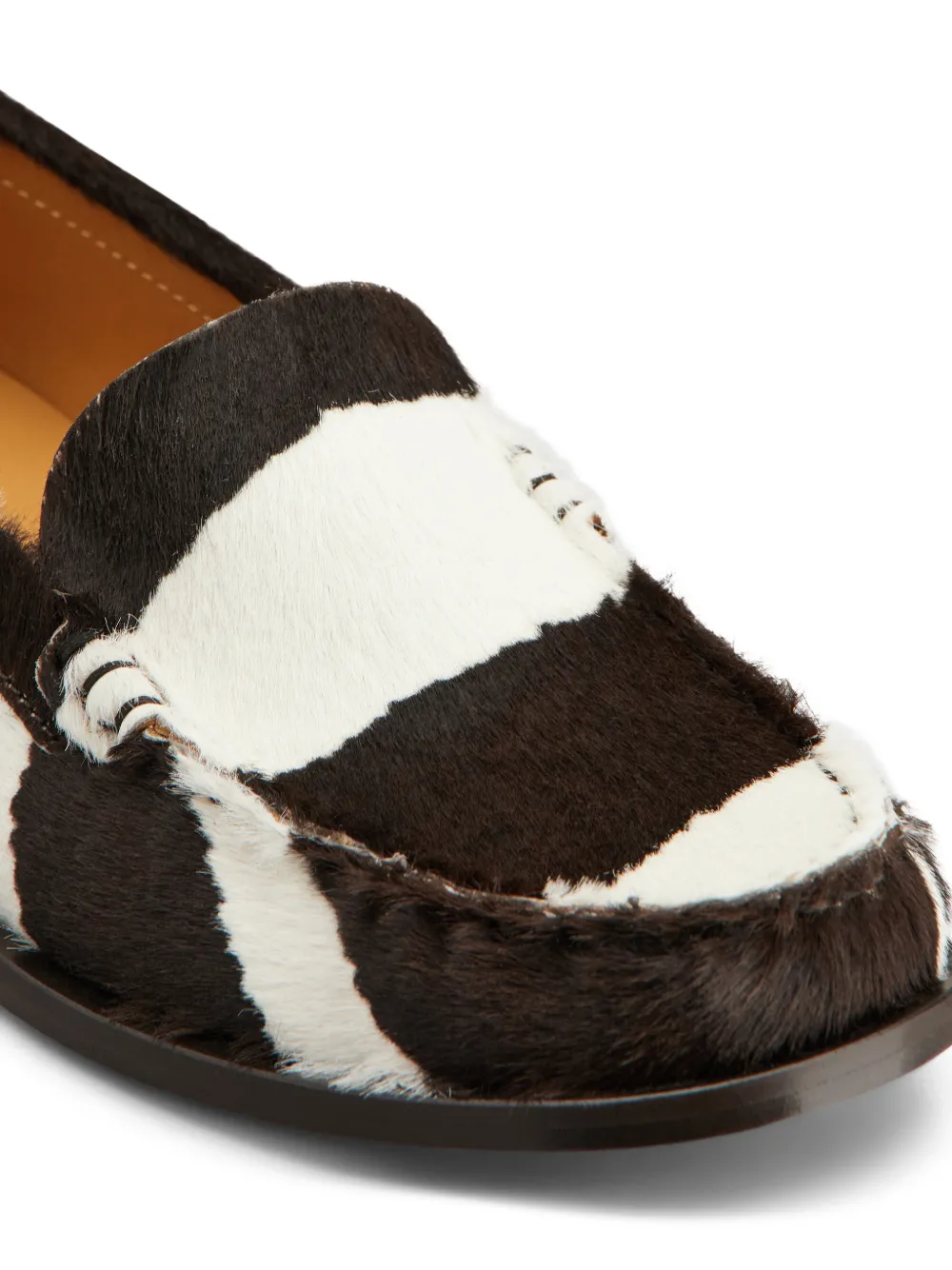 Tod's Gestreepte loafers Bruin