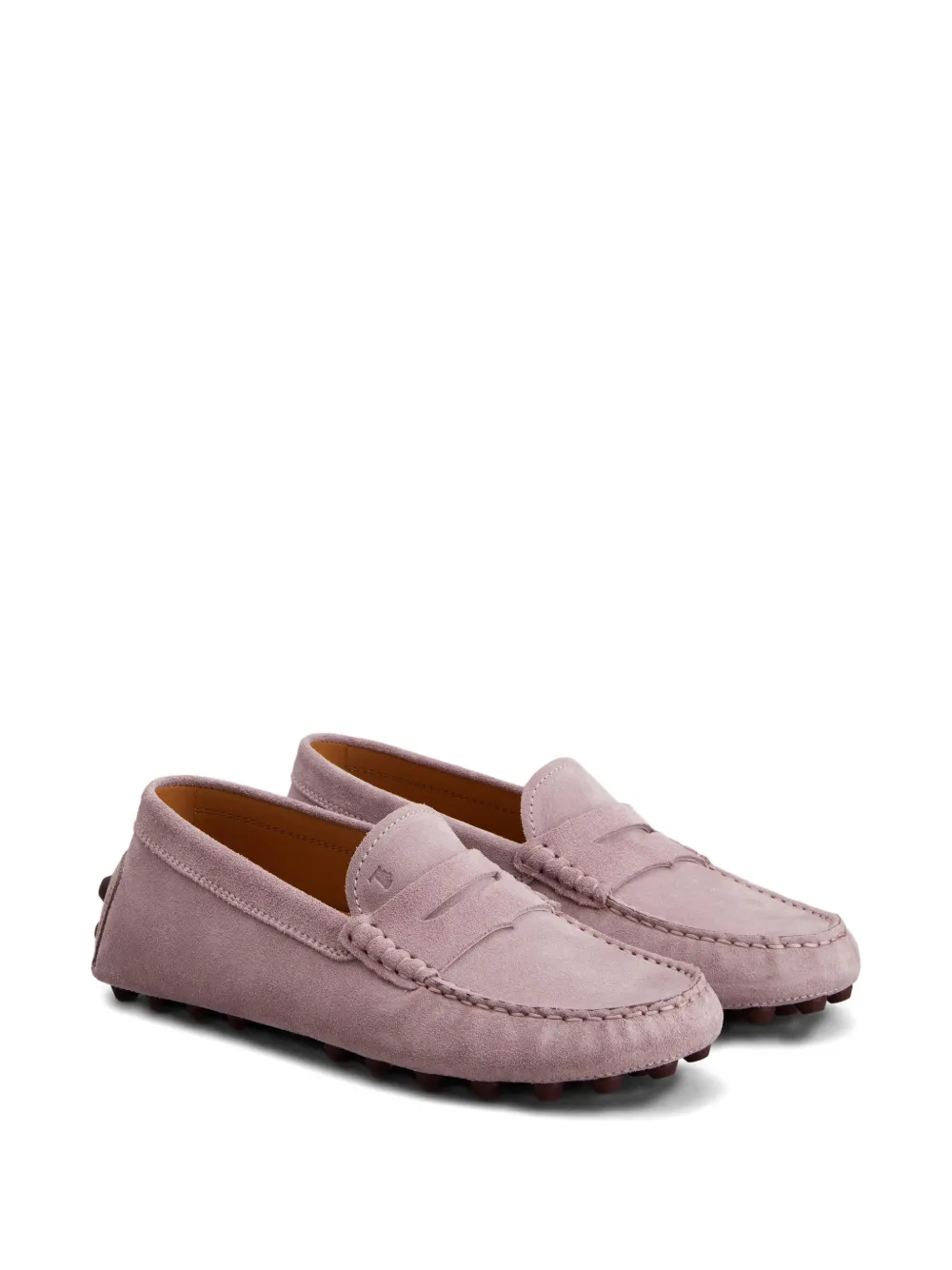 Tod's Gommino Bubble loafers met penny bar - Roze