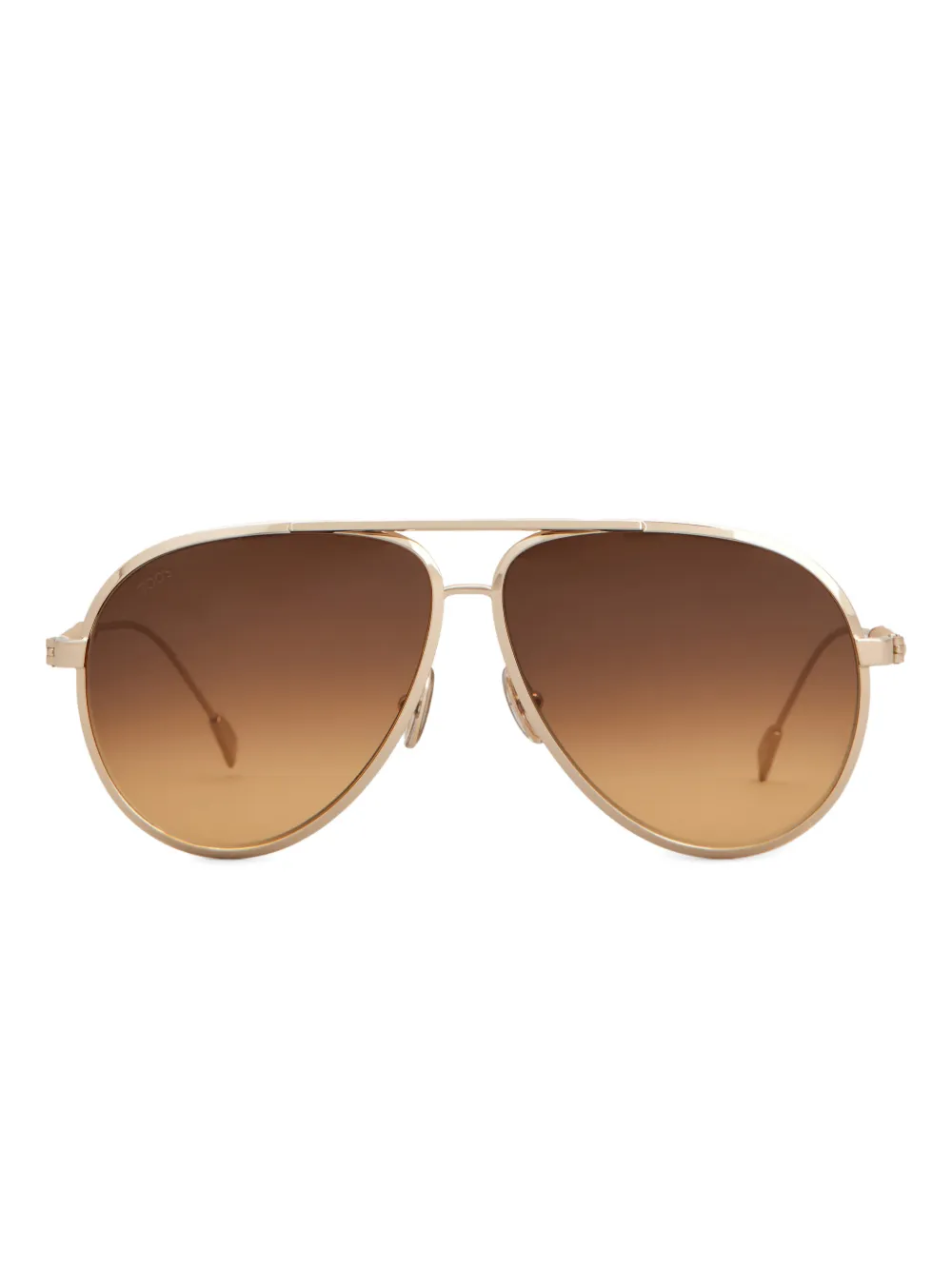 Tod's braided pilot sunglasses - Gold