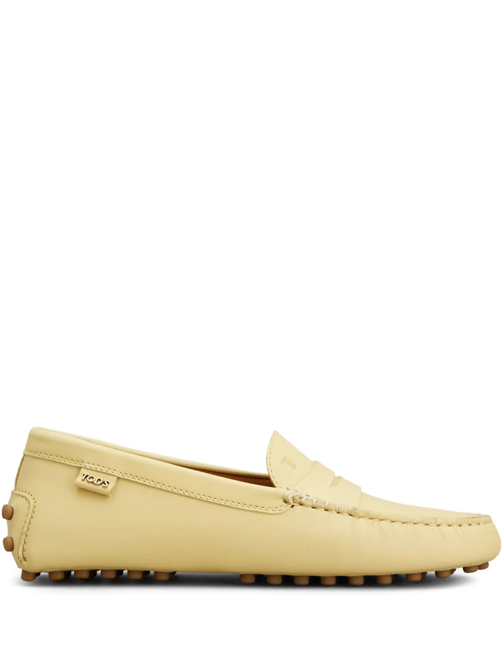 Tod's leather gommino loafers - Neutrals