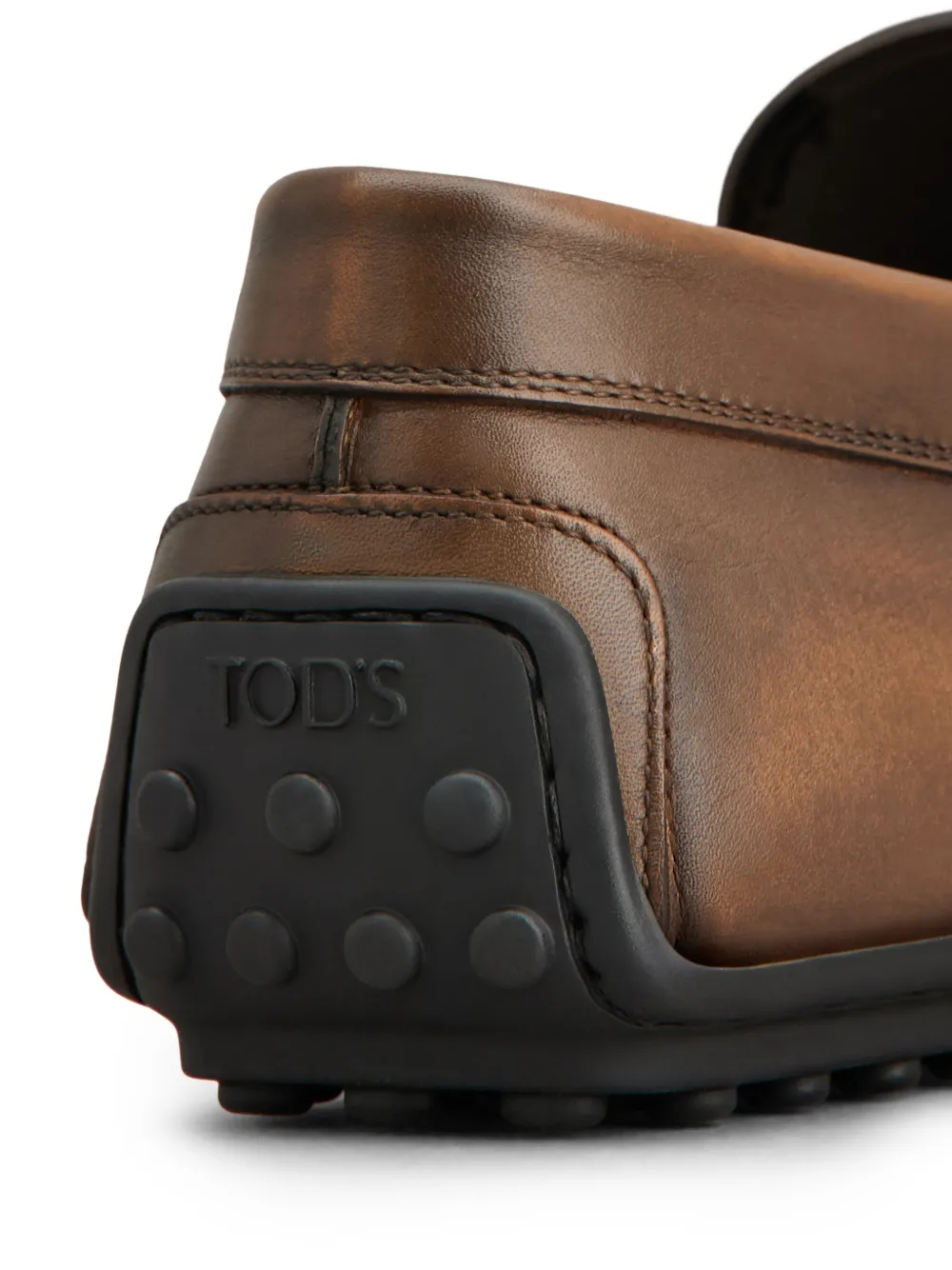 Tod's City Gommino 76L loafers met logodetail Bruin