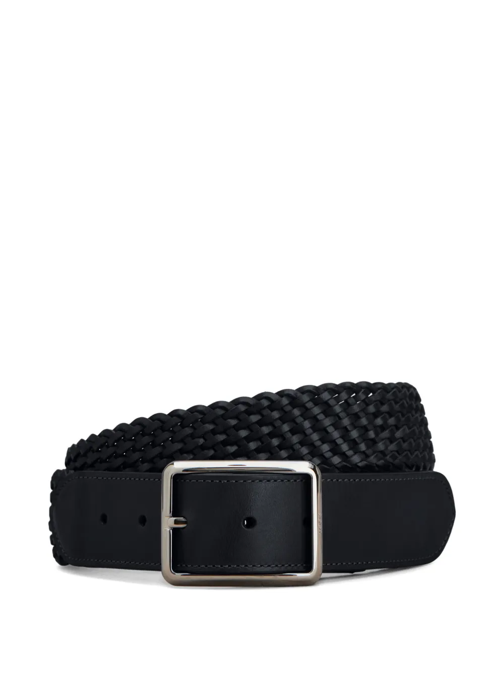 Tod's woven buckled belt - Black