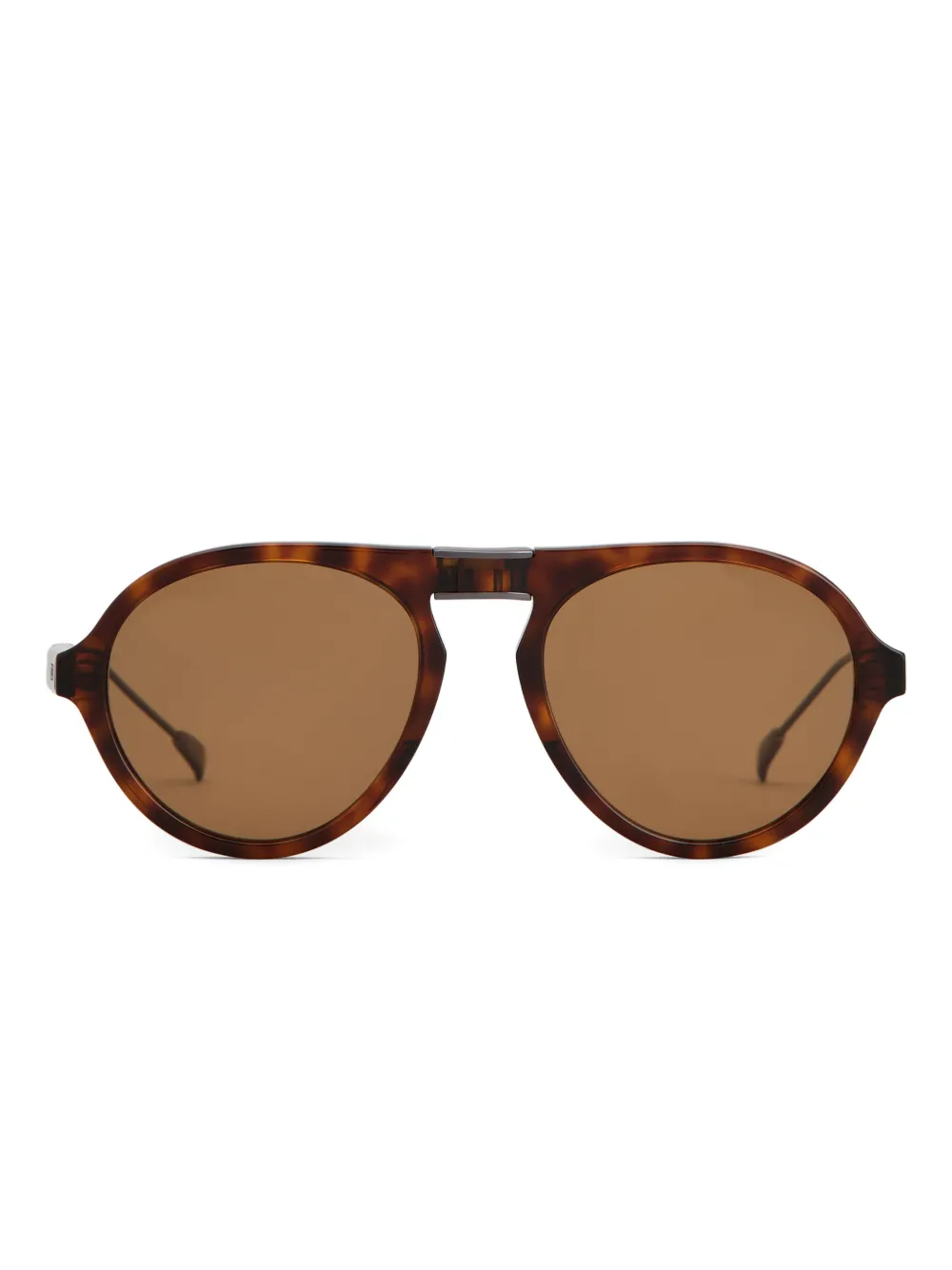Tod's round-frame sunglasses - Brown