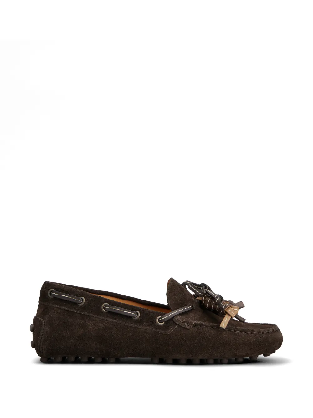 Tod's tassel detail loafers - Brown