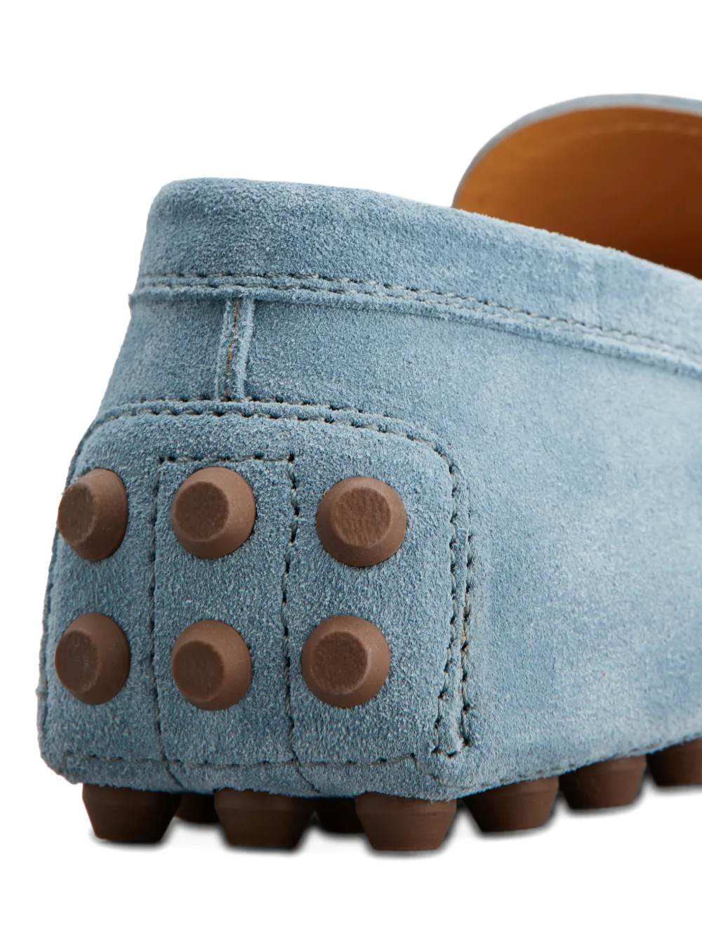 Tod's Gommino suède loafers Blauw