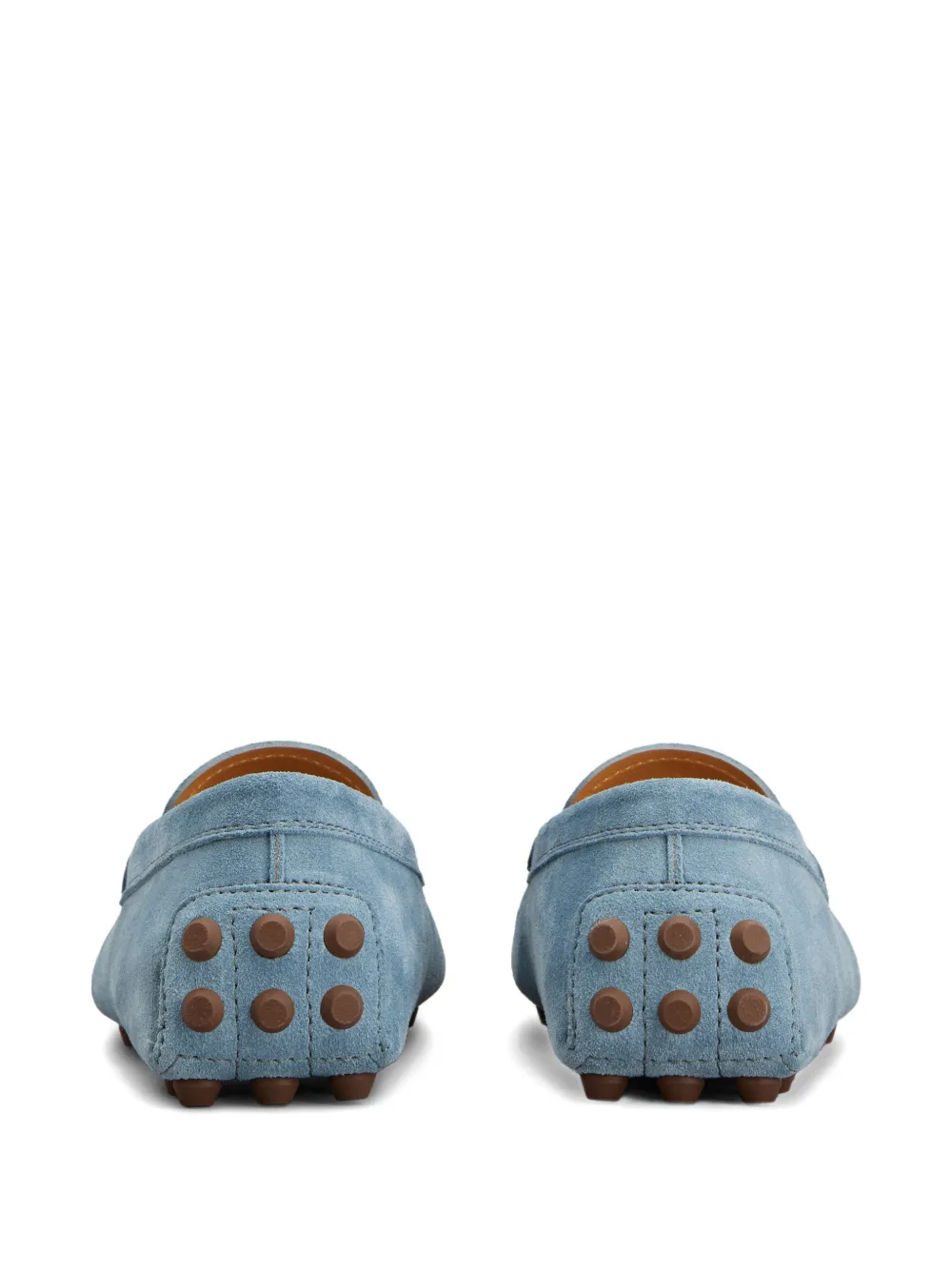 Tod's Gommino suède loafers Blauw