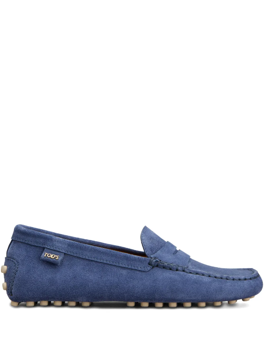 Tod's Mocassini Gommino in pelle scamosciata - Blu