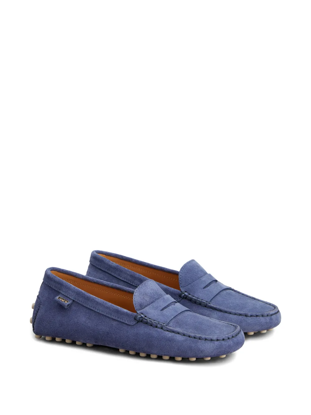 Tod's Gommino su&egrave;de loafers - Blauw
