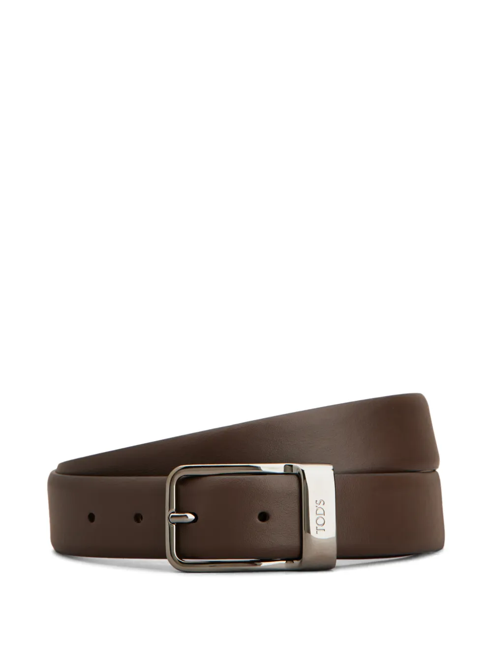 Tod's metal buckle belt - Brown