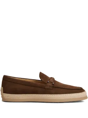 Tod's レザーローファー | ブラウン | FARFETCH JP