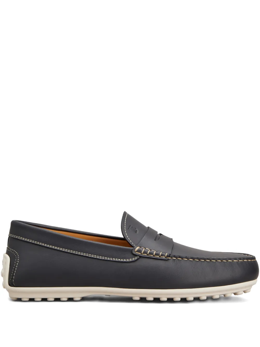 Tod's City Gommino 76 L penny-bar loafers - Blue