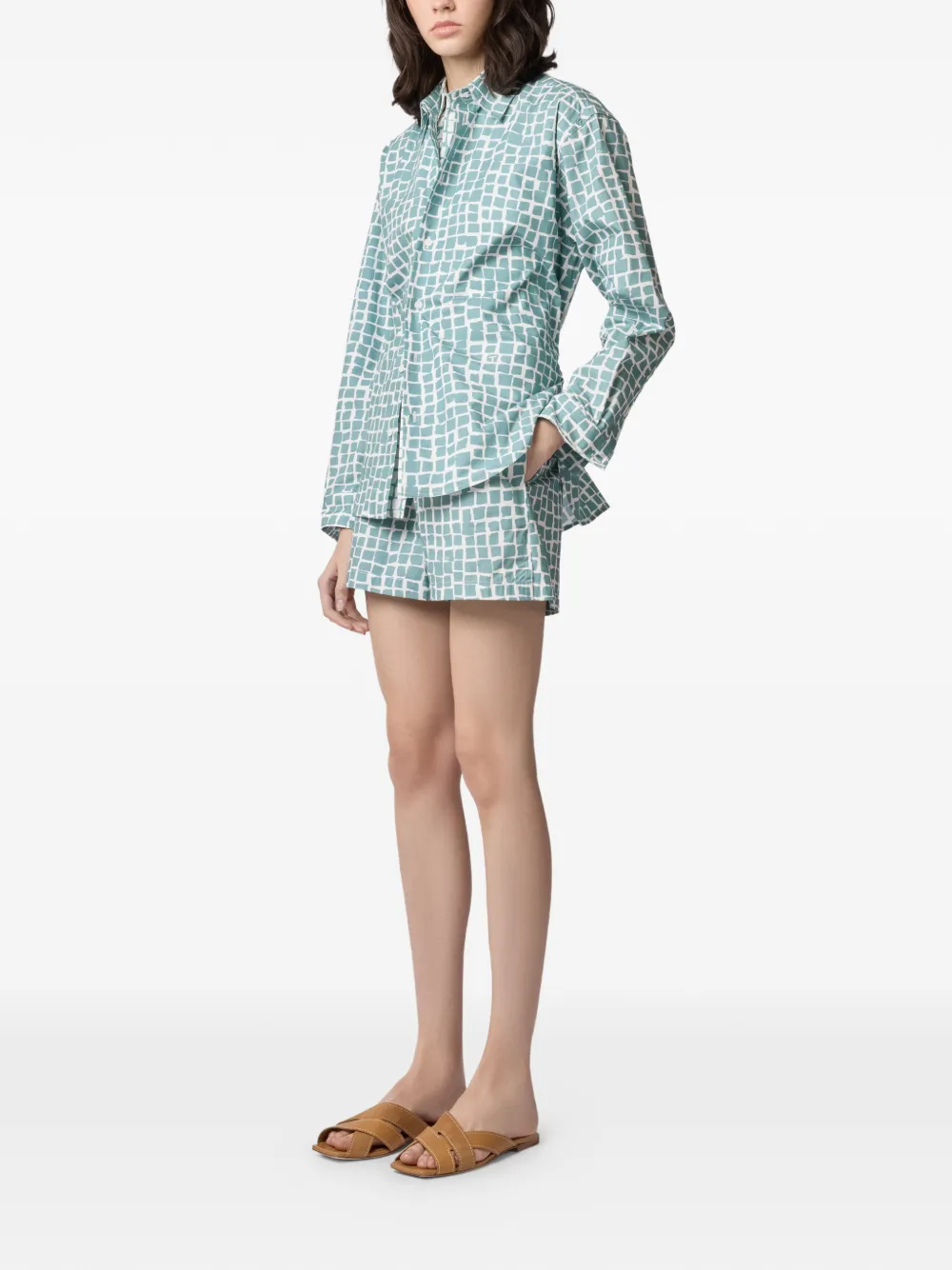 Tod's Shorts met elastische tailleband en zak Blauw