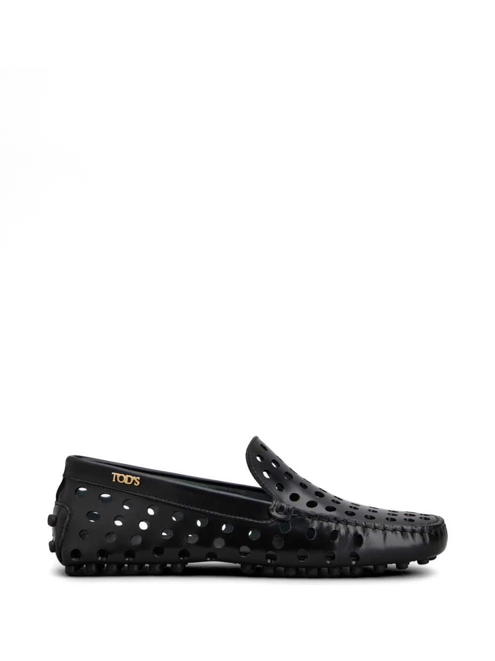 Tod's Perforierte Gommino Loafer - Schwarz