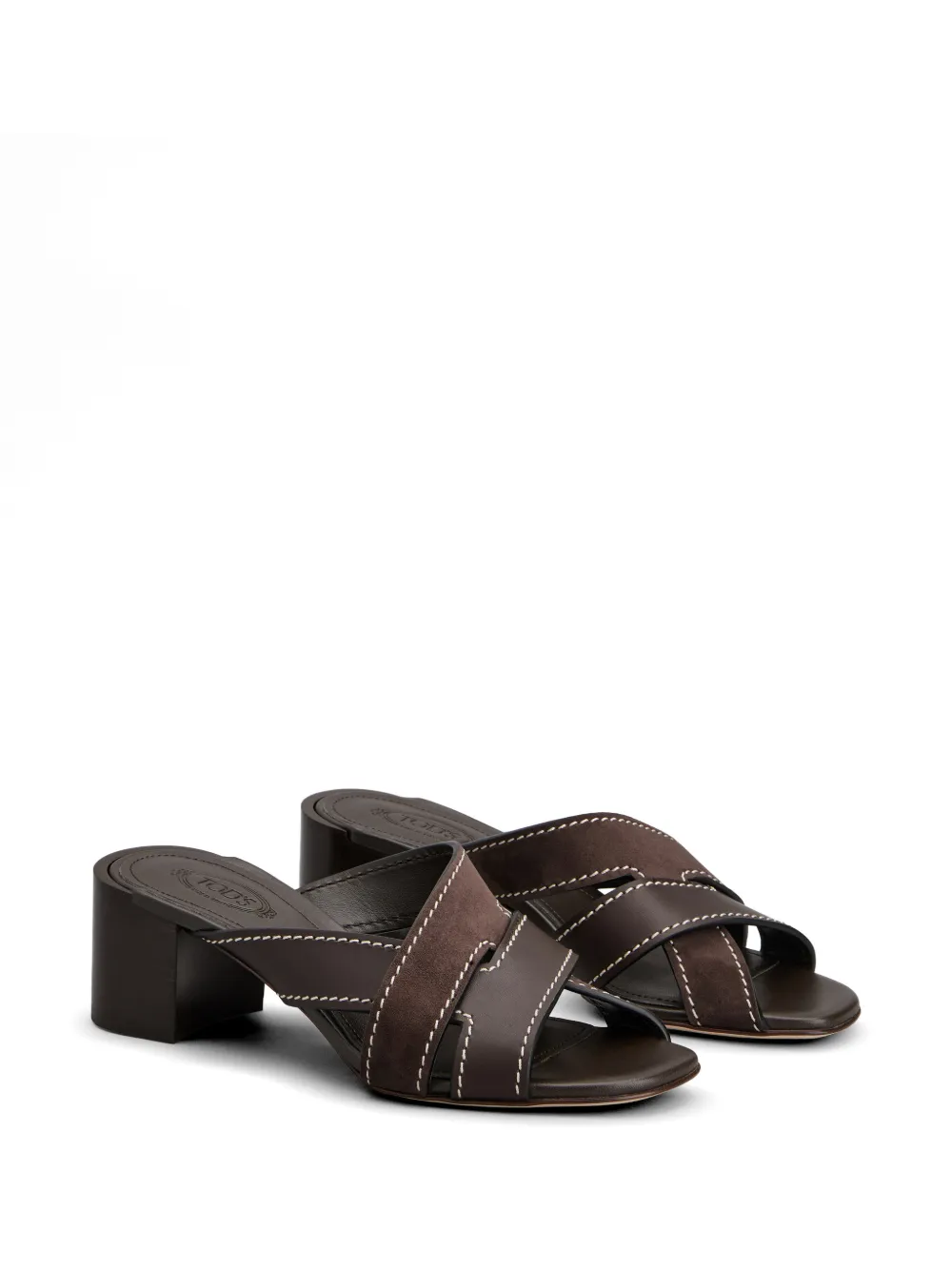 Tod's Sandalen met gekruiste bandjes Bruin