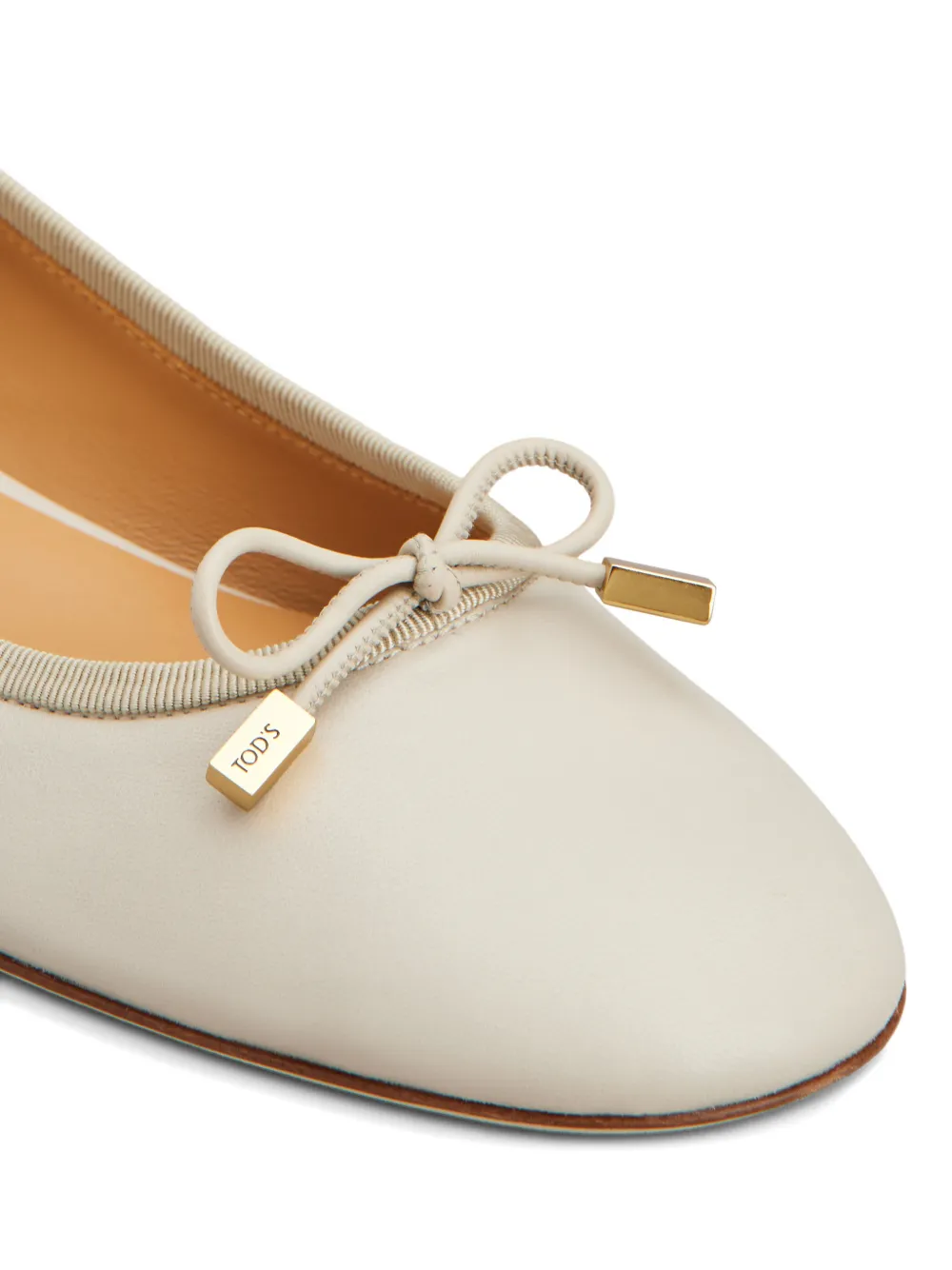 Tod's Ballerina's met strikdetail Beige