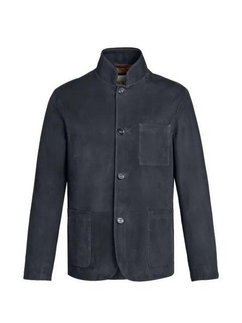 Tod's buttoned suede jacket