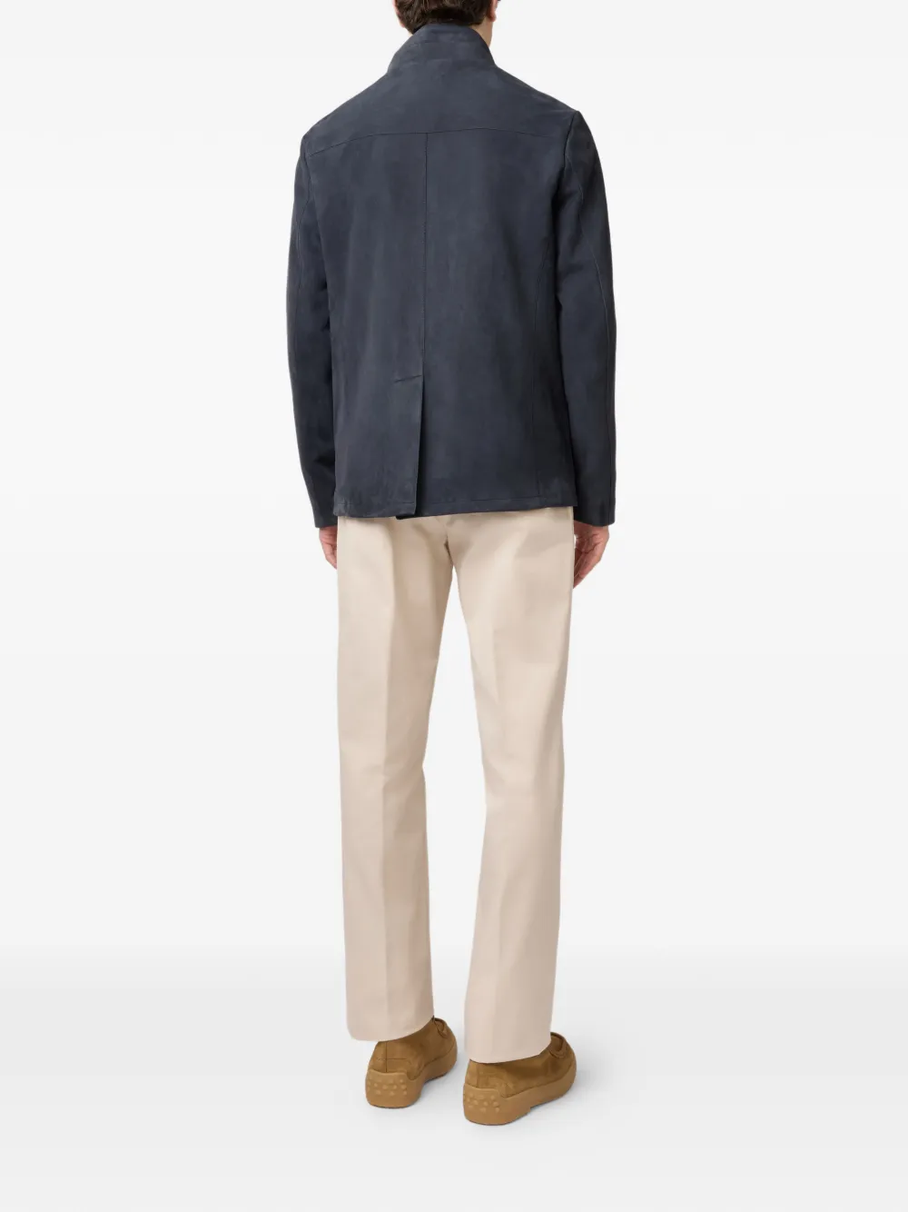 Tod's Suède jack Blauw