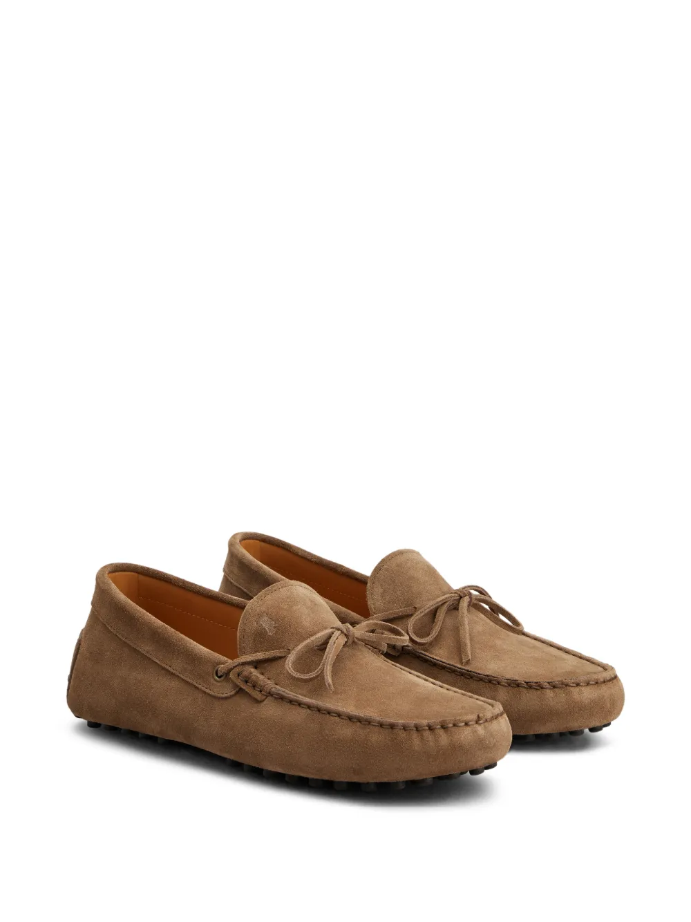 Tod's Loafers met strikdetail - Bruin