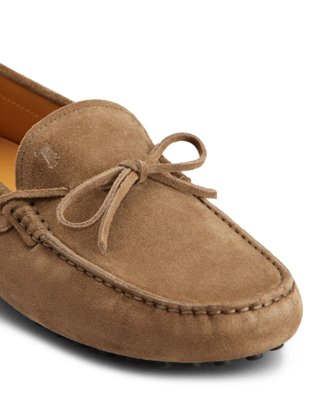 Tod's Loafers met strikdetail Bruin