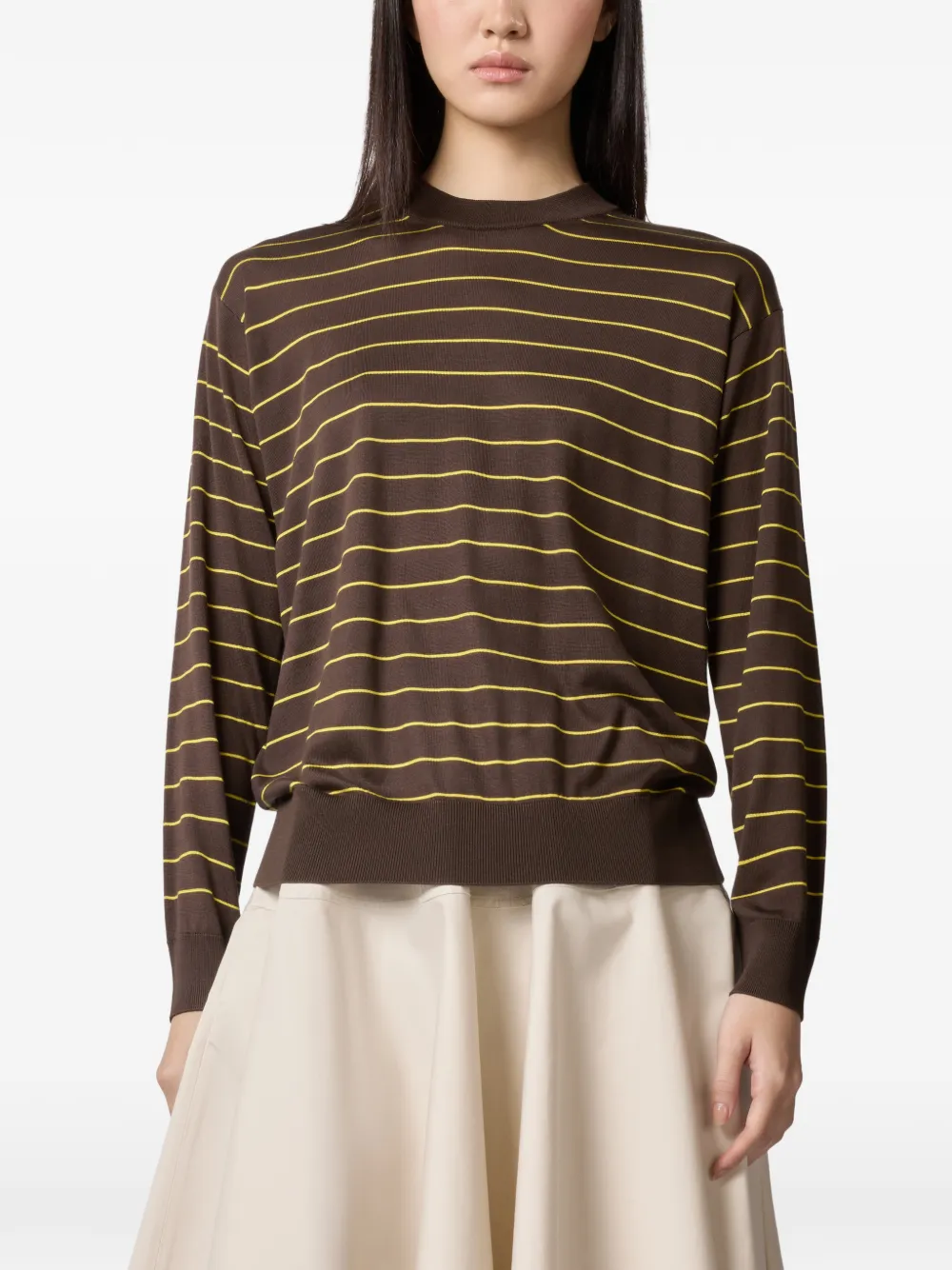  Tod's Pull à Rayures - Marron 