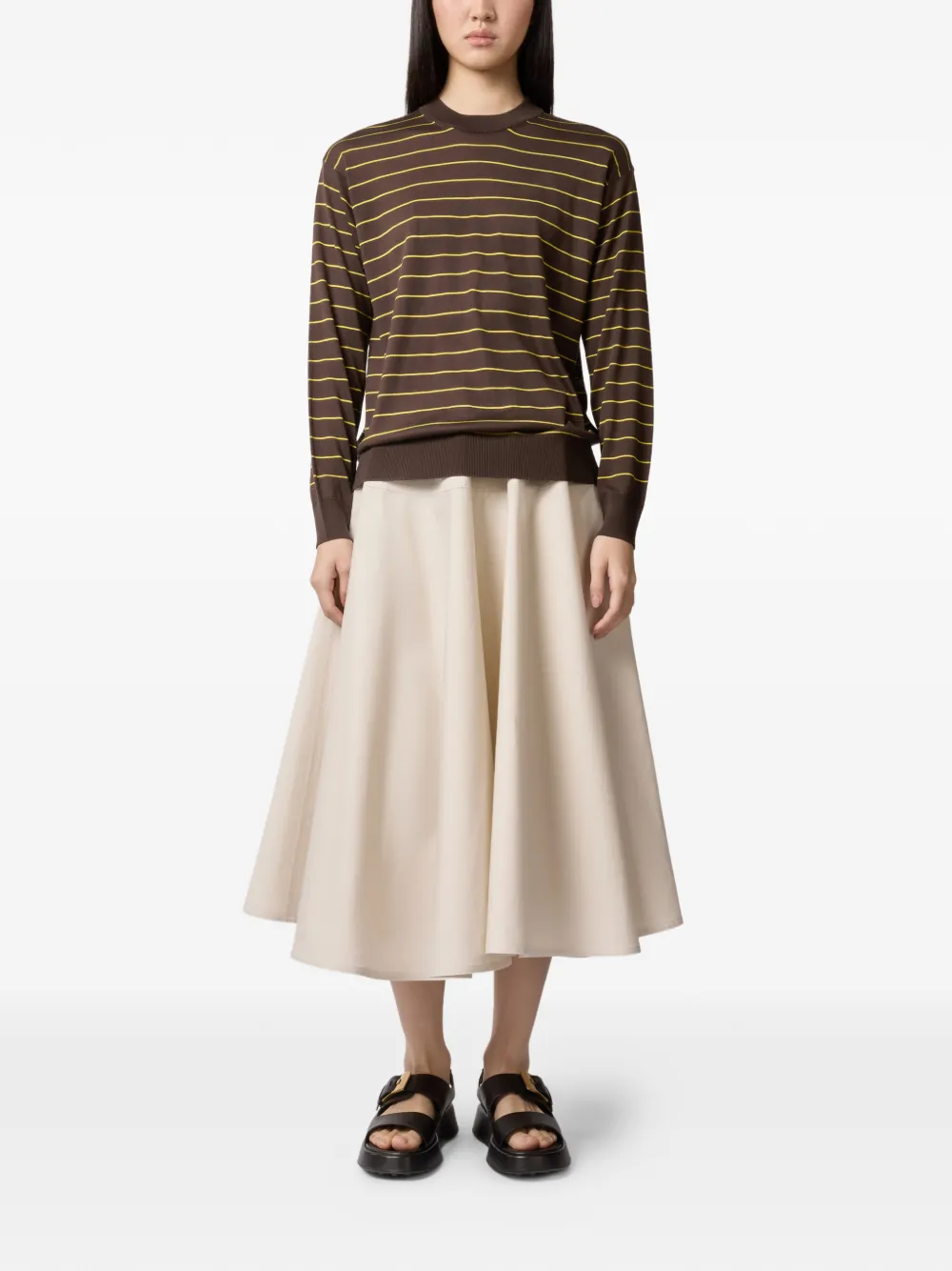  Tod's Pull à Rayures - Marron 