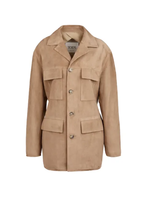 Tod's pocket leather jacket