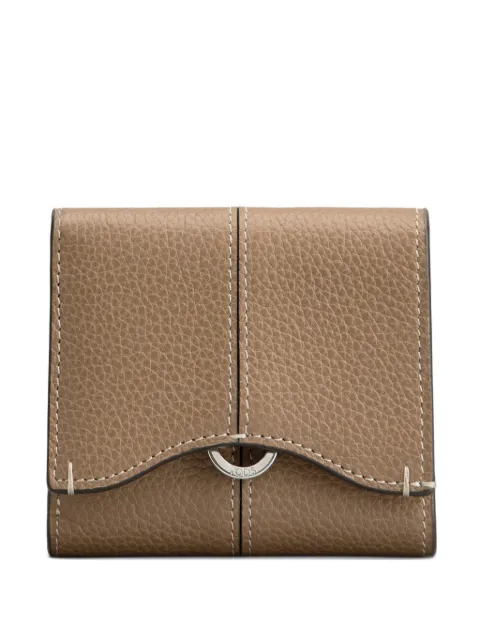 Tod's grained tri-fold wallet
