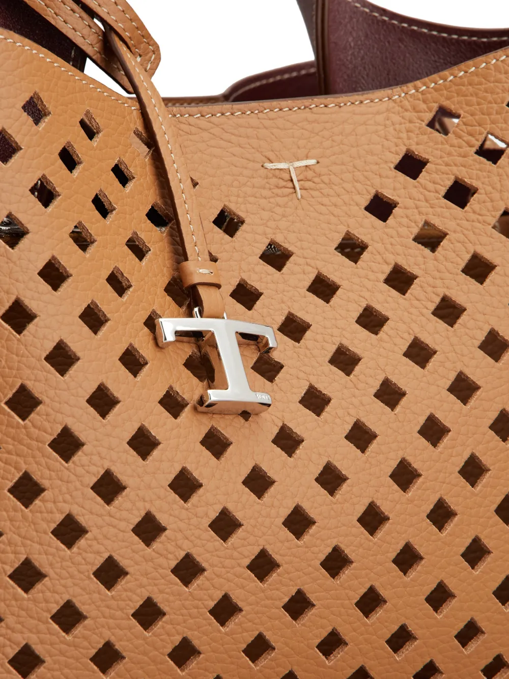 Tod's Shopper met uitgesneden handgreep Bruin