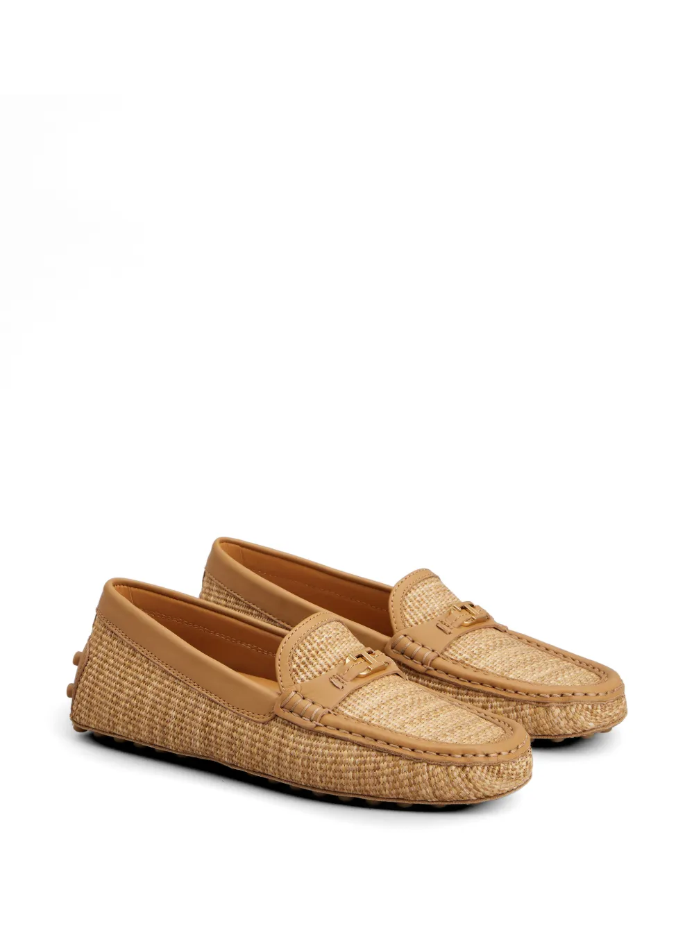 Tod's Loafers met logodetail Bruin