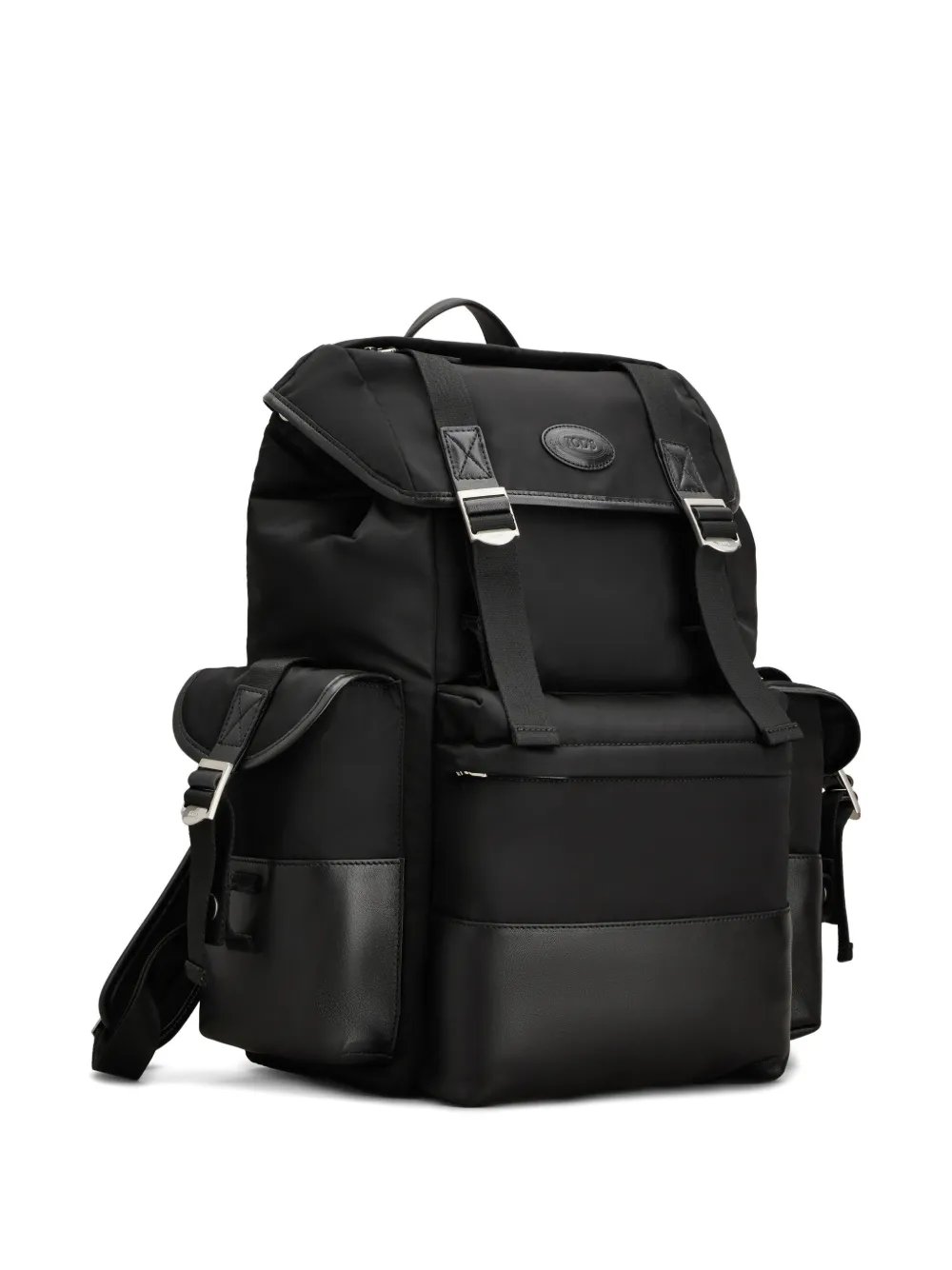  Tod's Buckle-strap Backpack - Black 