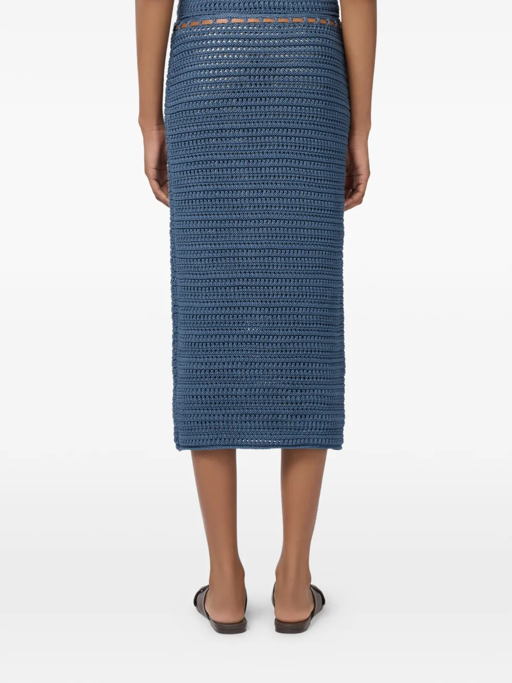 Tod's Gehaakte rok Blauw