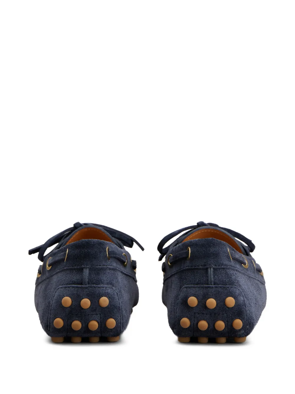 Tod's Gommino loafers met veters Blauw