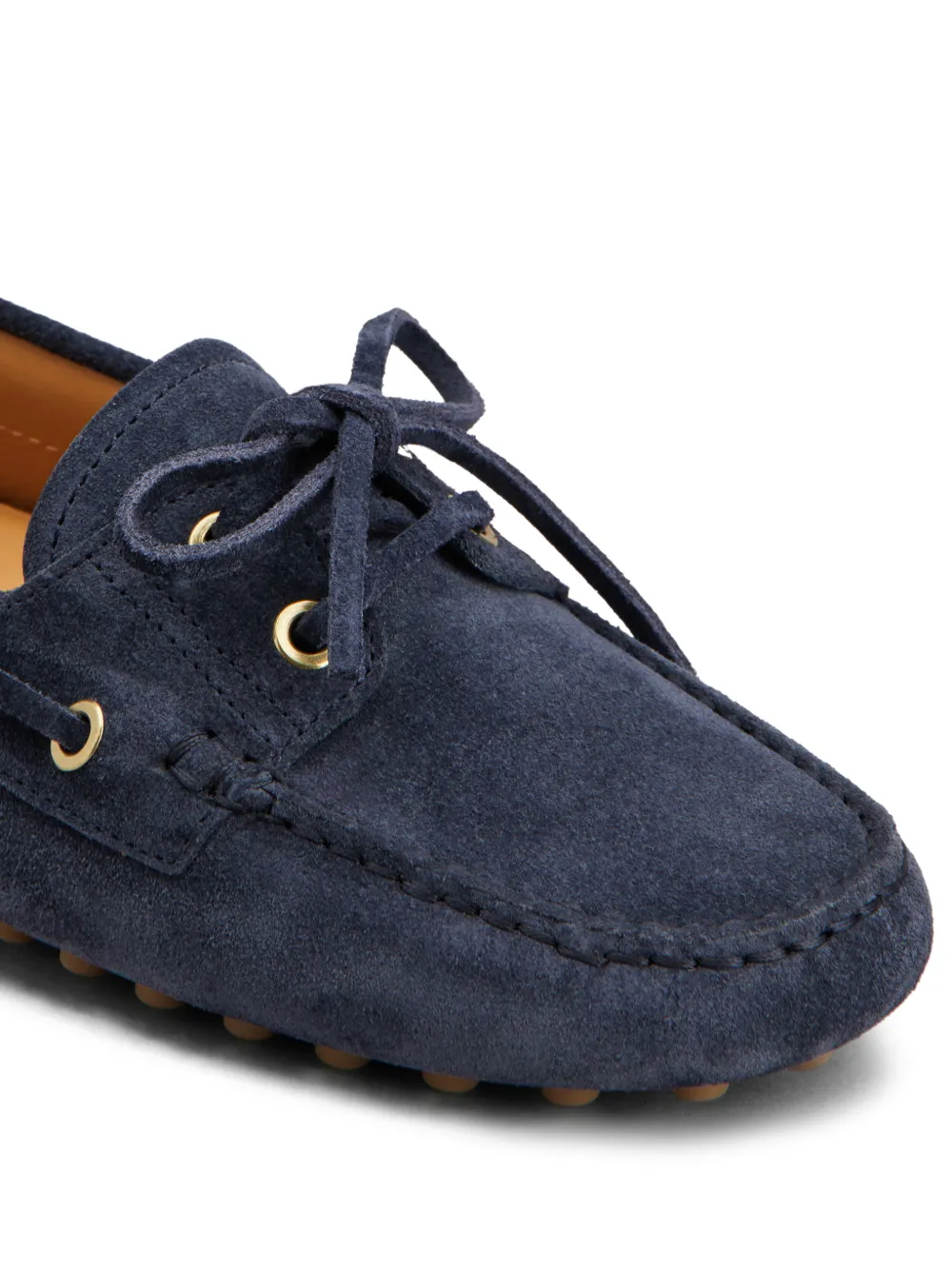 Tod's Gommino loafers met veters Blauw