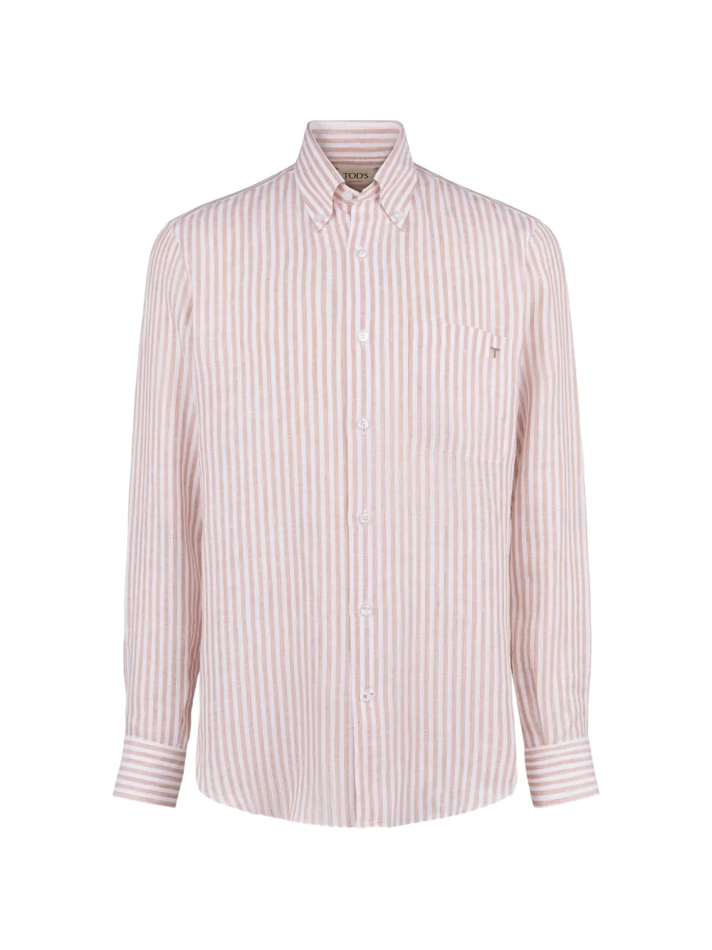 Tod's striped buttoned shirt - Pink