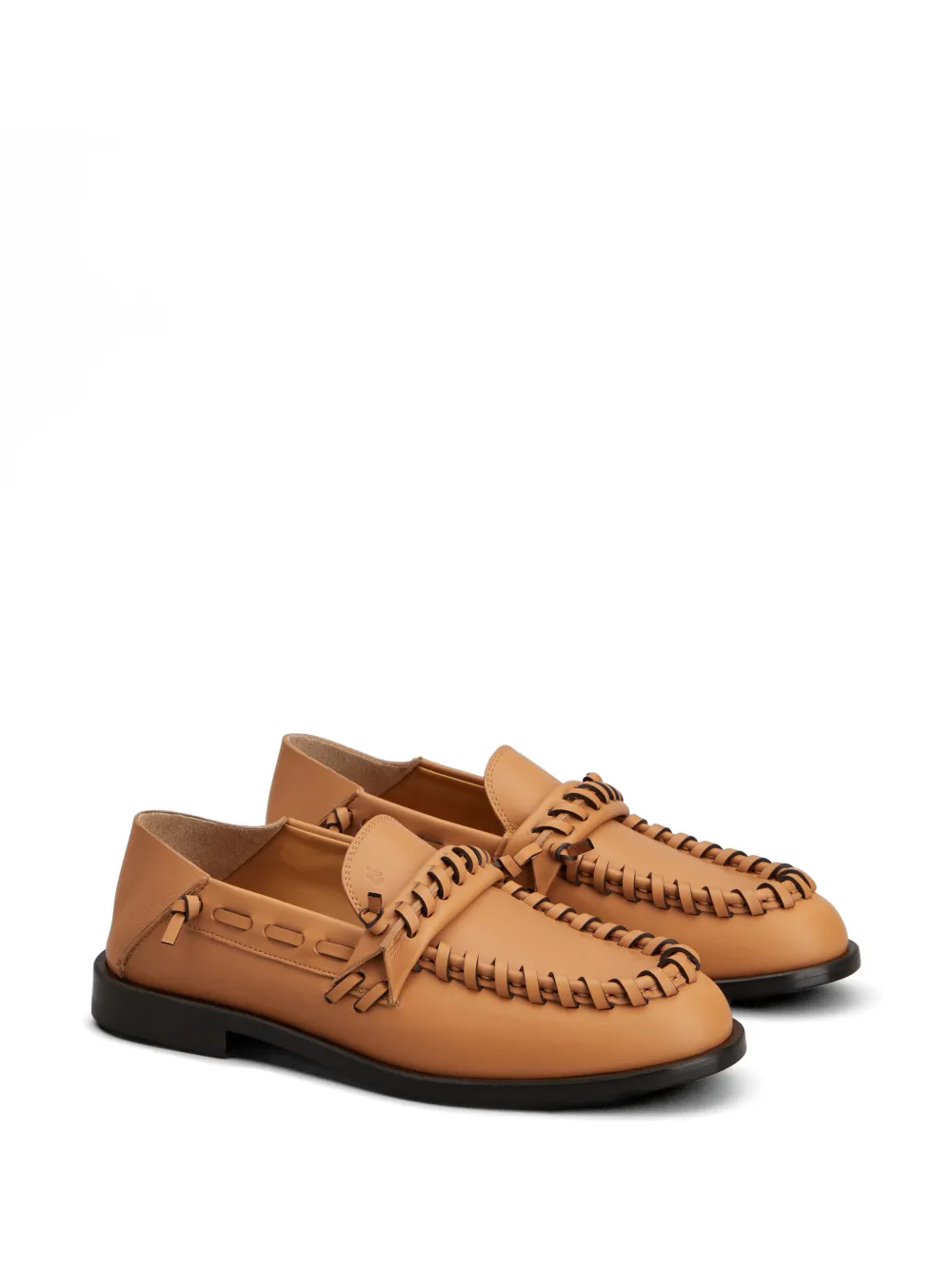 Tod's Gevlochten loafers Bruin