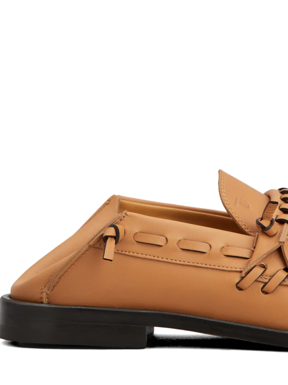 Tod's Gevlochten loafers Bruin
