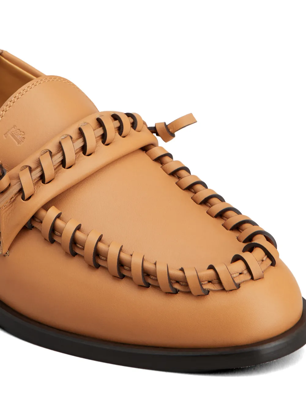 Tod's Gevlochten loafers Bruin