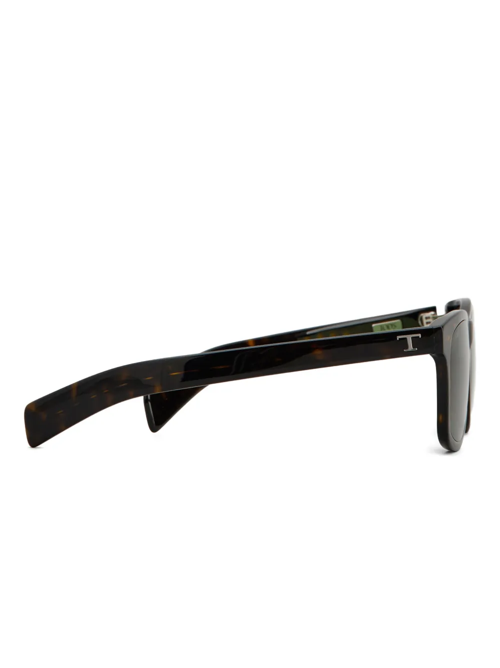 Tod's Zonnebril met vierkant montuur Bruin