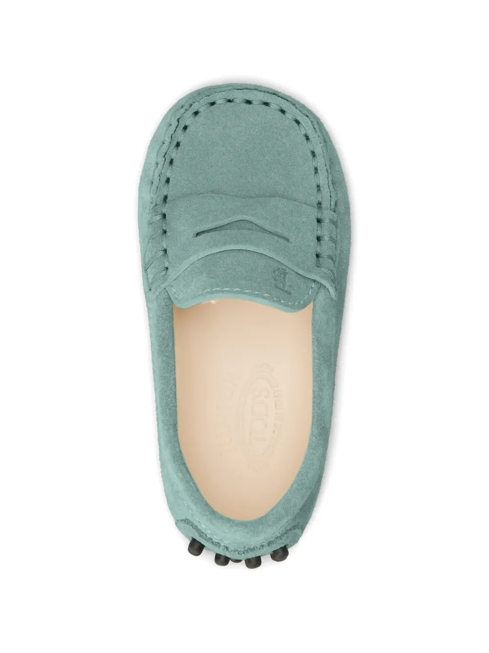 Tod's Kids Gommino slippers Groen