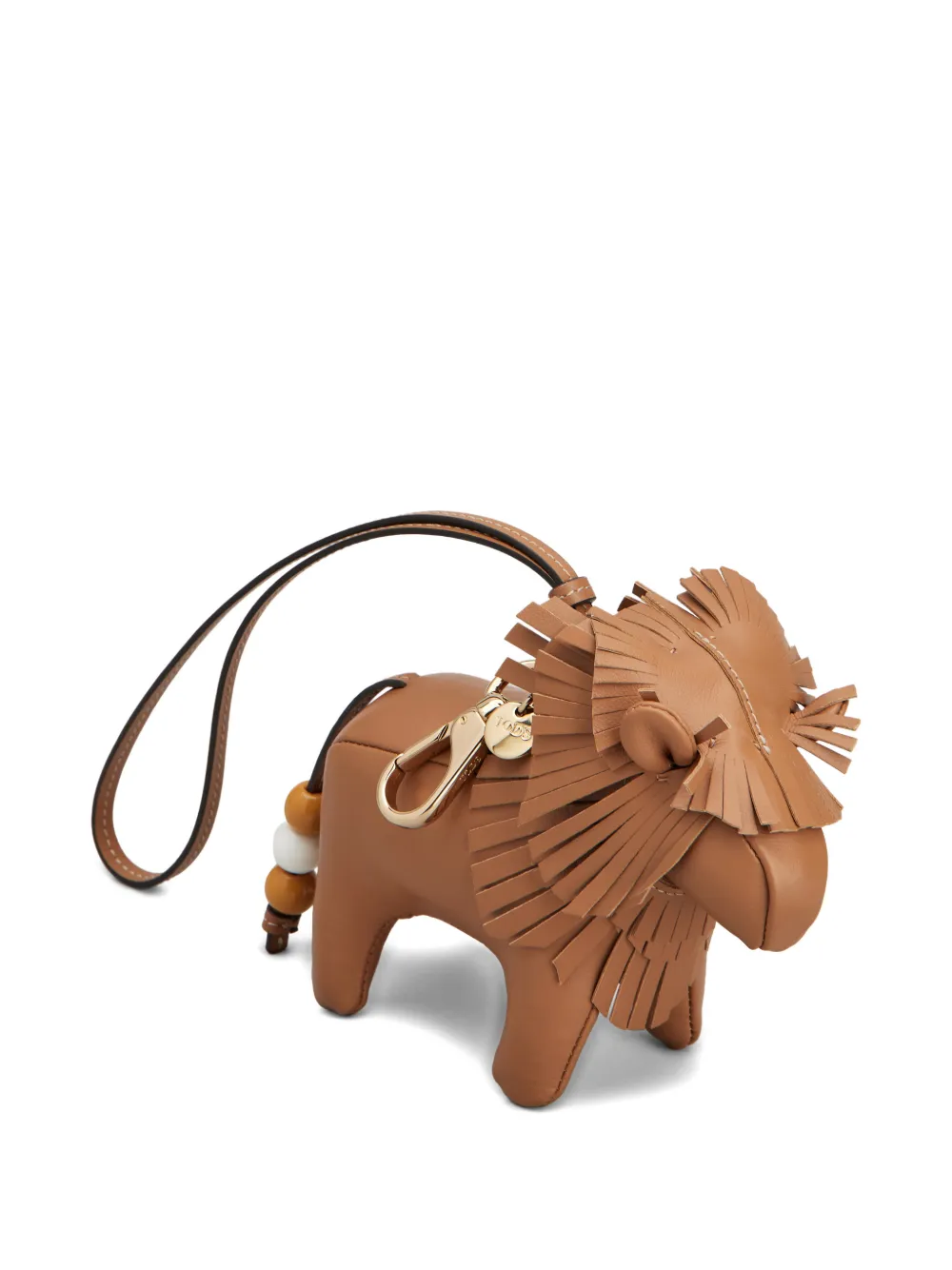 Tod's Lion leren bedel Beige