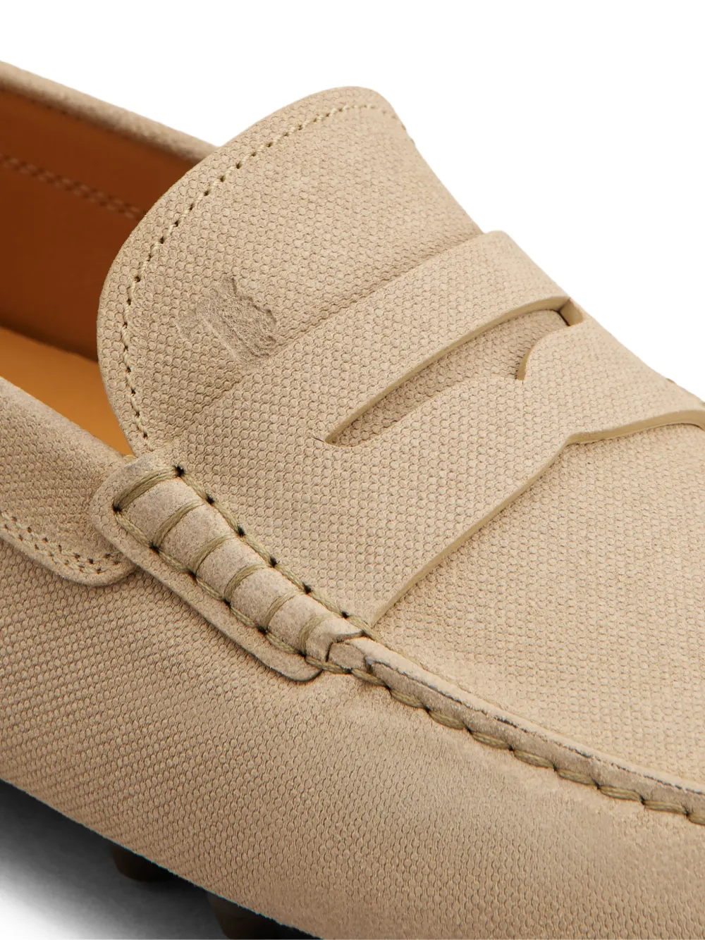 Tod's Loafers met logodetail Beige