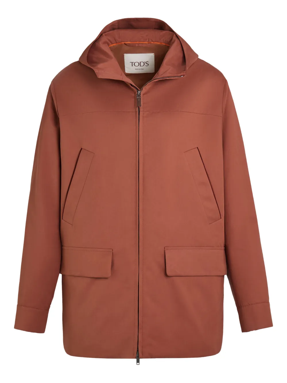 Tod's hooded parka coat - Brown